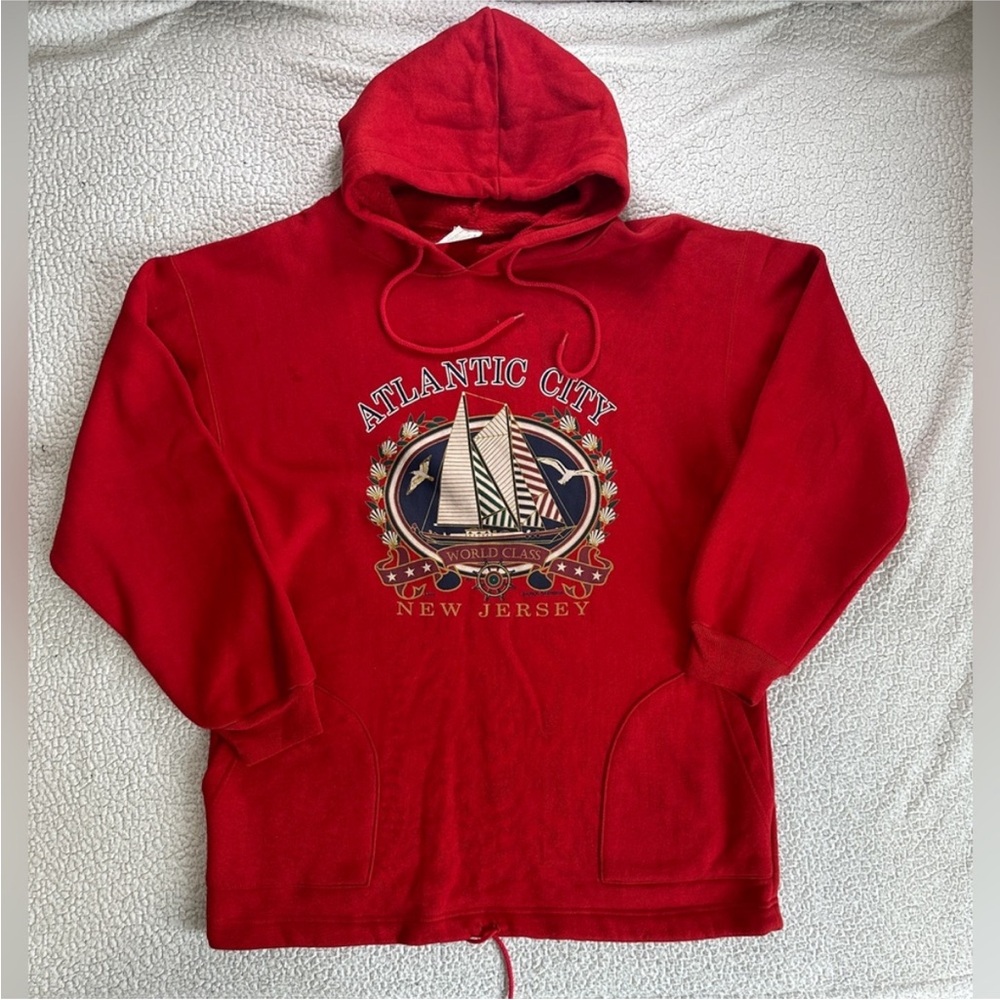 Vintage Atlantic City Ace America Apparel Hoodie Men’s XL Usa Made 1990’s